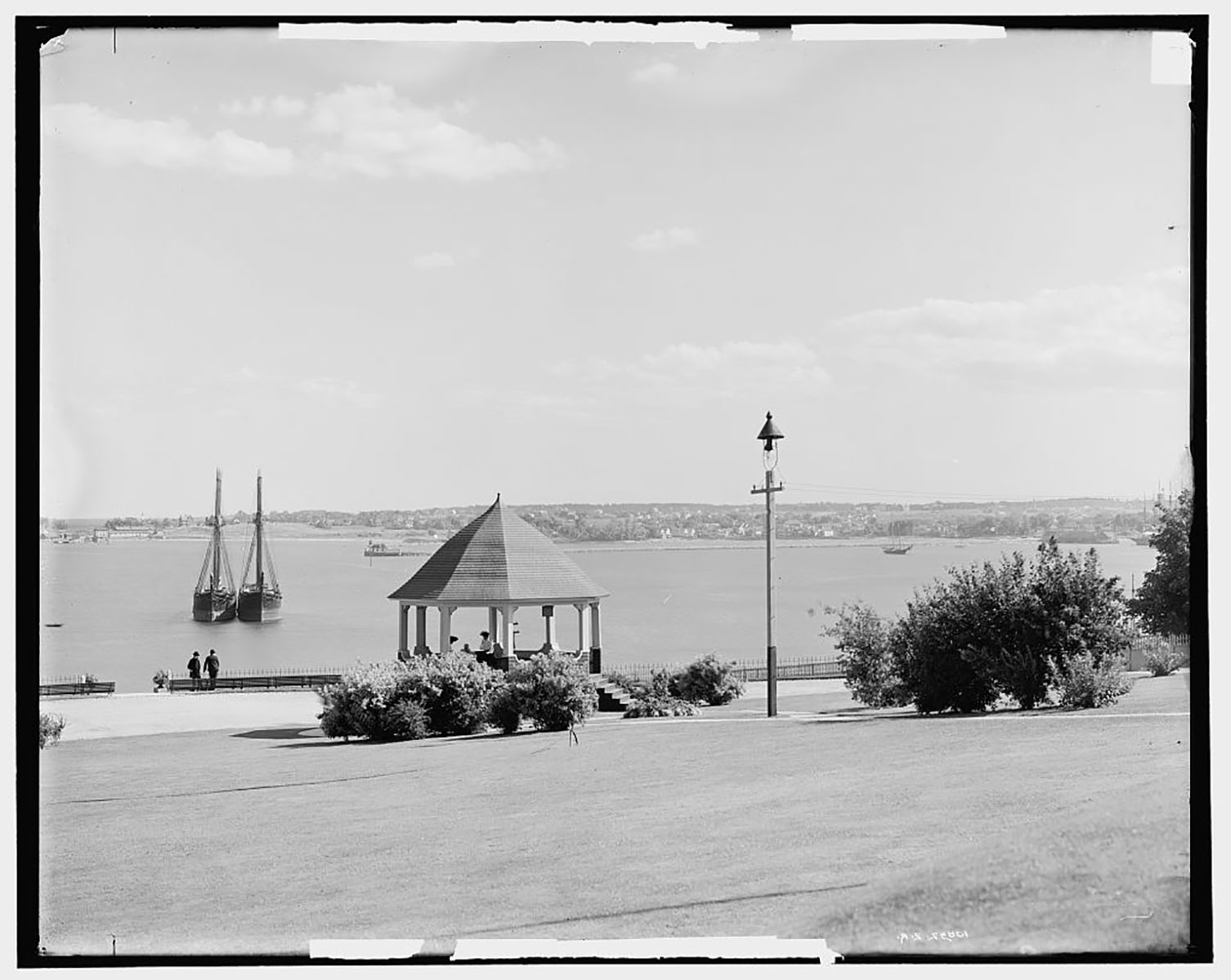Detroit harbor from fap 1904