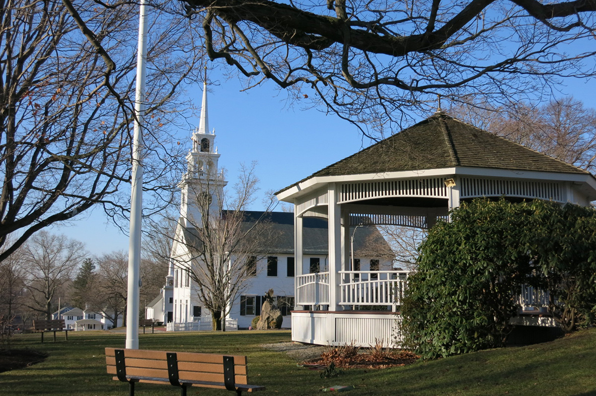 Milton 2 town green bandstand