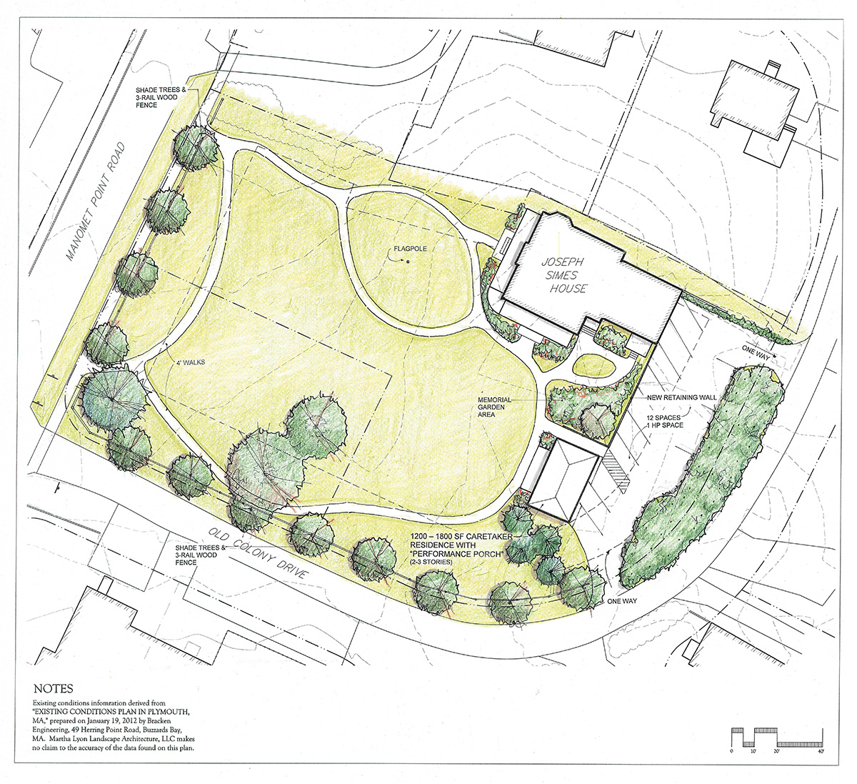 Simes house 1 concept plan