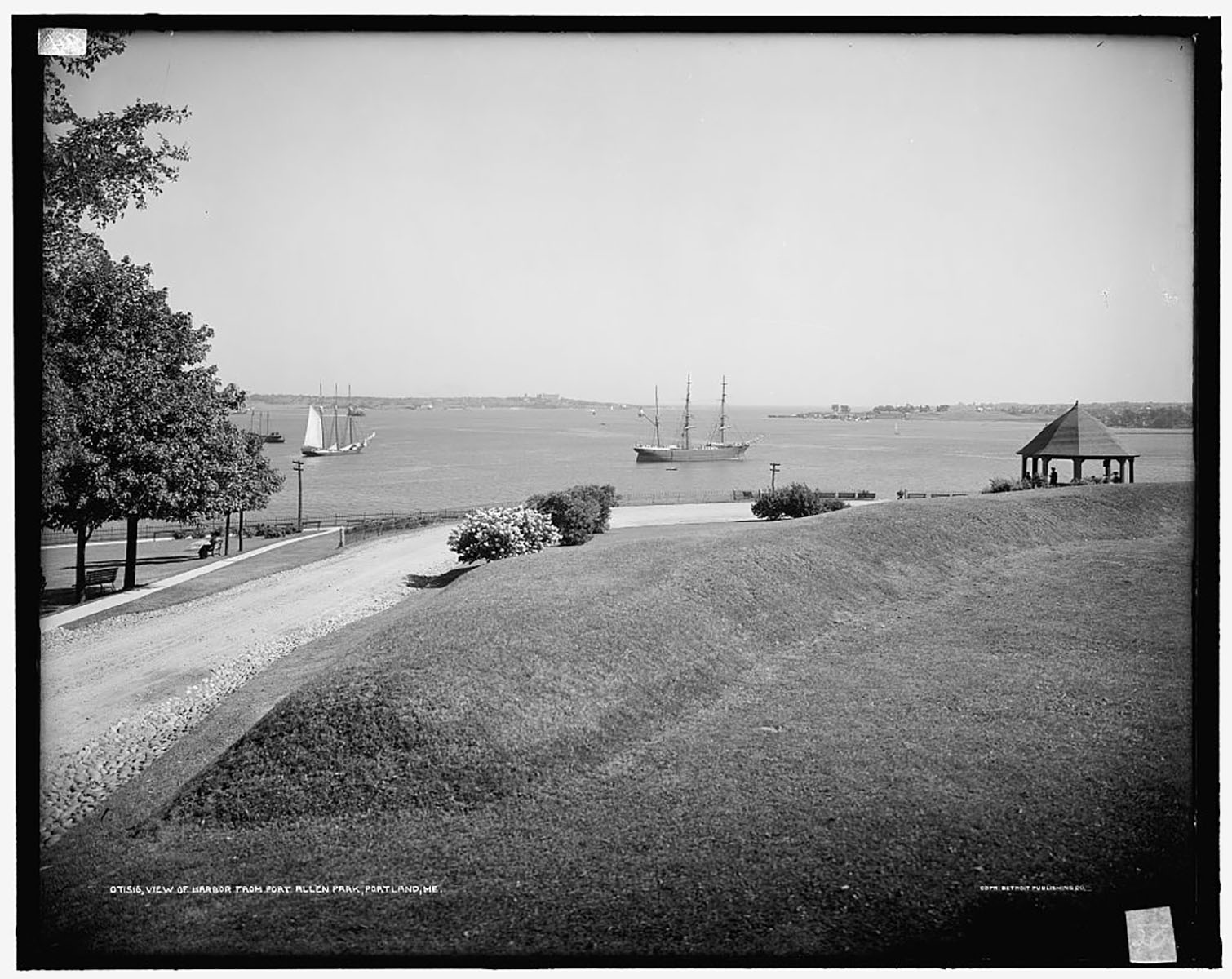 Detroit fap view of portland harbor 1900 1910